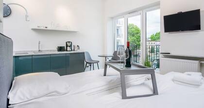 Stylish Studio in the Center of Poznań | Balcony | Close to MTP