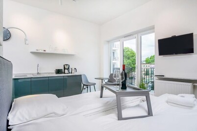 Stylish Studio in the Center of Poznań | Balcony | Close to MTP