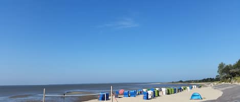 Vlak bij het strand