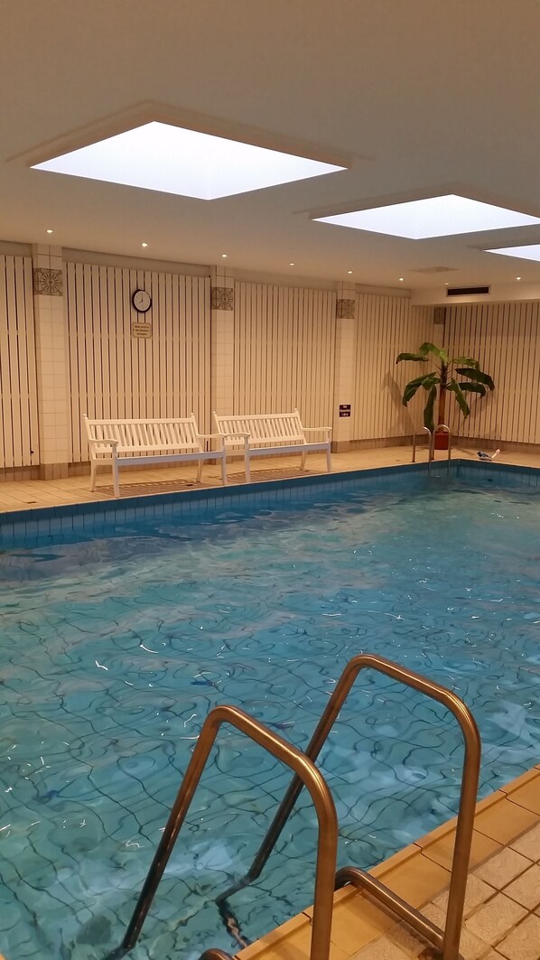Indoor pool, a heated pool