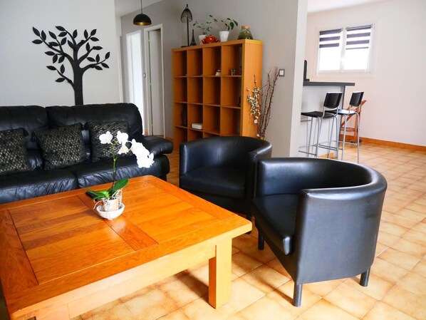 TV connectée, cheminée