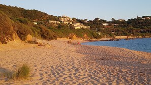 På stranden, liggestole