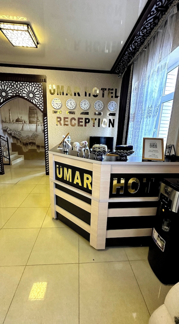 Reception - Hotel UMAR (Khiva)