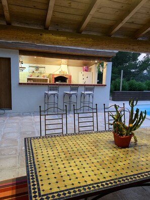 Restauration en plein air