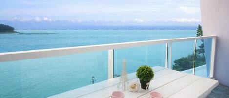 Vue sur la plage/l’océan