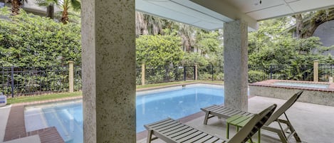 Piscine chauffée