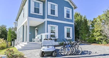 Heated Private Pool*, Walk to the Beach! Golf Cart & 6 Bikes! - Blue Dune 30A in Blue Mountain Beach