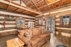 TV, fireplace, DVD player