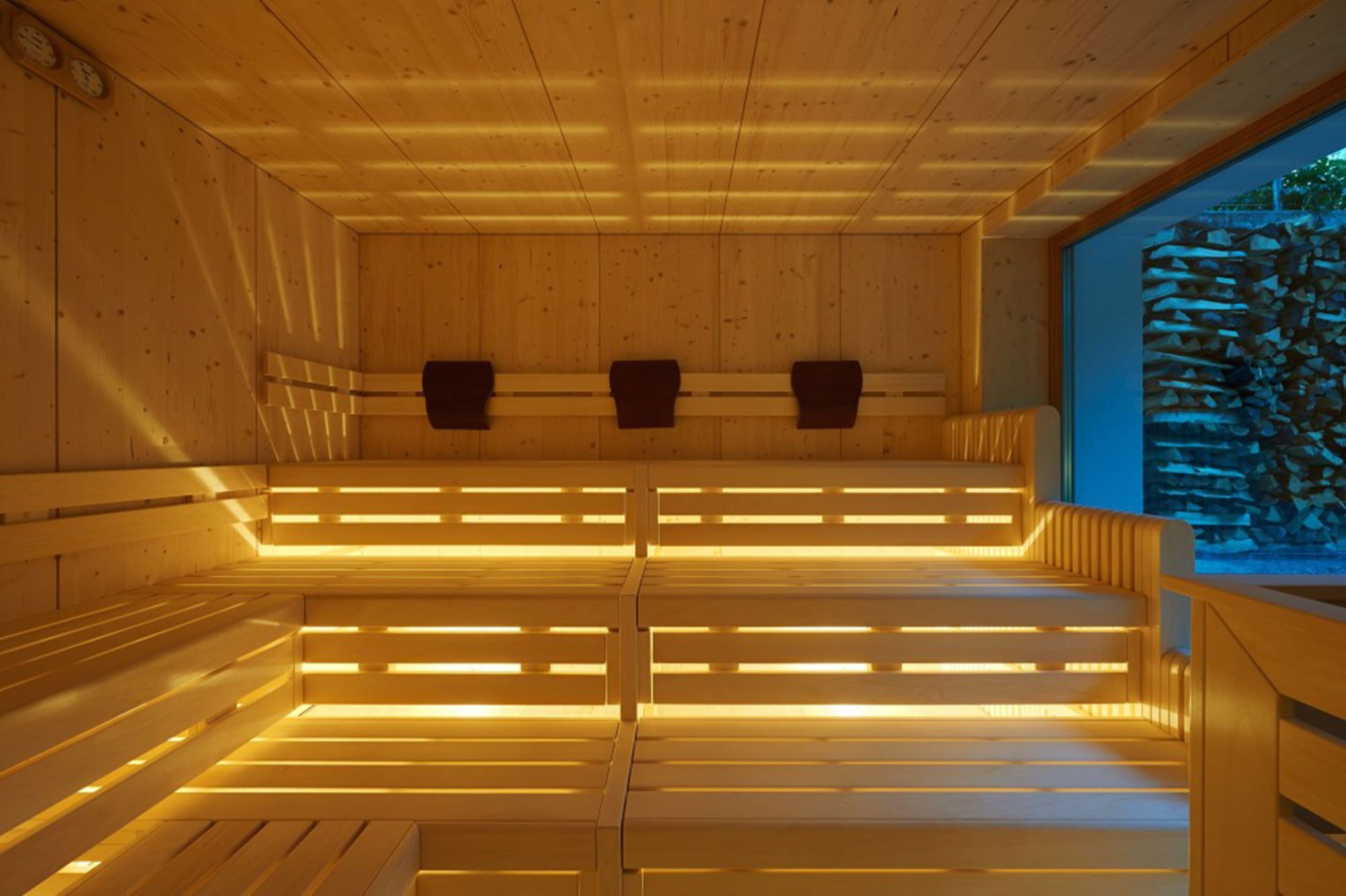 sauna, hot tub, steam room