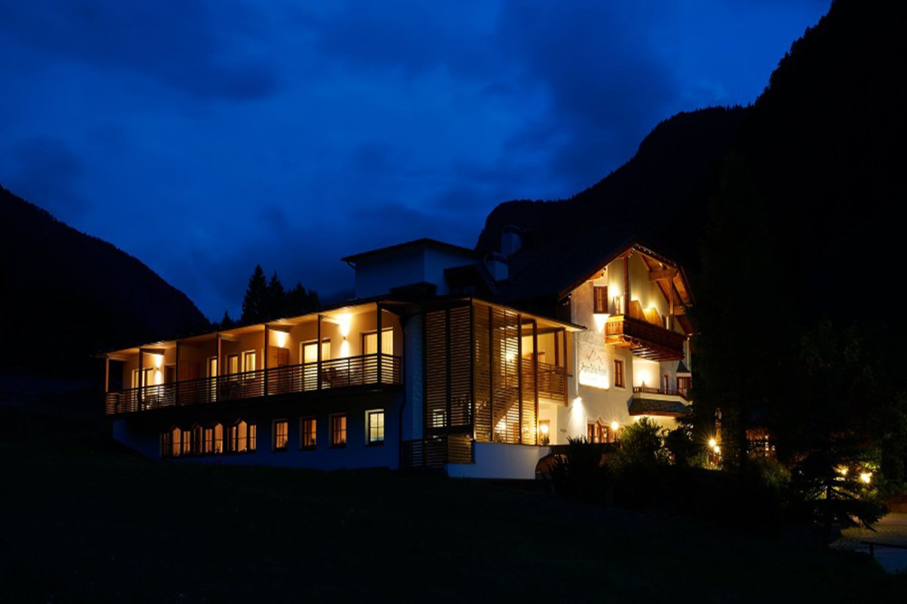 front of property – evening/night