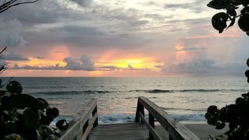 Sun loungers, beach towels