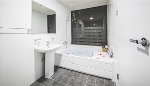 Estudio básico | Baño | Artículos de higiene personal gratuitos, secador de pelo, jabón y champú