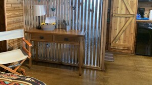 Interior - Chief Cabin at The Lazy Buffalo Explore the Wichita Mountains Relax & Unwind (Cache)