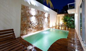Outdoor pool - Modern & Chic Luxury Jungle House in private gated community Tulum (Tulum)