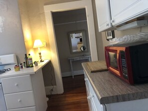 Fridge, microwave, oven, stovetop - Totally Private Apt #4, Historic 1908 House, Candler Park, offstreet parking (Atlanta)