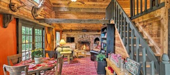 NEU! Historische Hütte in der Kleinen Schweiz mit Feuerstelle zu Dorf und Geschäften!