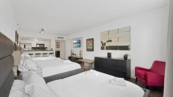 Strykejern/-brett, wi-fi (inkludert) og sengetøy