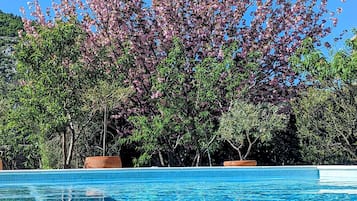 屋外プール、温水プール