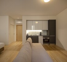 Studio | Living area | Flat-screen TV