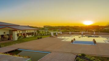 Outdoor pool, open 7:00 AM to 8:30 PM, pool umbrellas, sun loungers