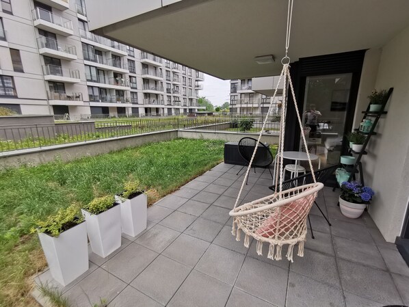 Deluxe-Apartment | Terrasse/Patio