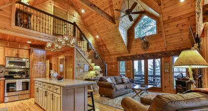 Best Blue Ridge Location: Cozy Cabin w/ Hot Tub, Fire Pit & Games