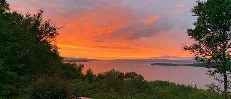 Blick von der Unterkunft
