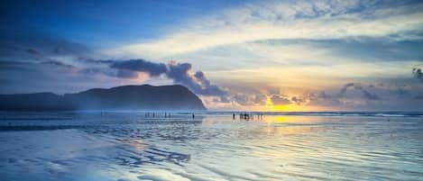 Liegestühle, Strandtücher