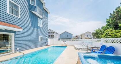 K1415 meren rannalla. Merinäköala, hissi, uima-allas, poreallas, lemmikit OK!