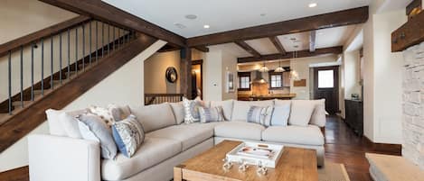 TV, fireplace, DVD player