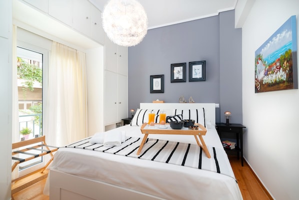 City Apartment | 1 bedroom, premium bedding, individually decorated