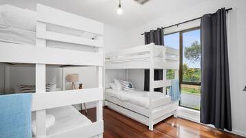 7 bedrooms, iron/ironing board, travel crib, free WiFi