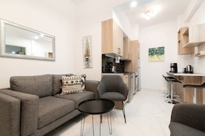 Deluxe-Apartment | Wohnzimmer