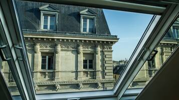 Vue sur la ville depuis l’hébergement