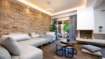 Télévision, cheminée, médiathÚque, vidéothÚque