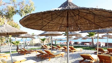 Beach nearby, white sand