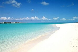 Beach - Exuma Home Rentals: beach is short drive away by using one of our rentals! (George town)