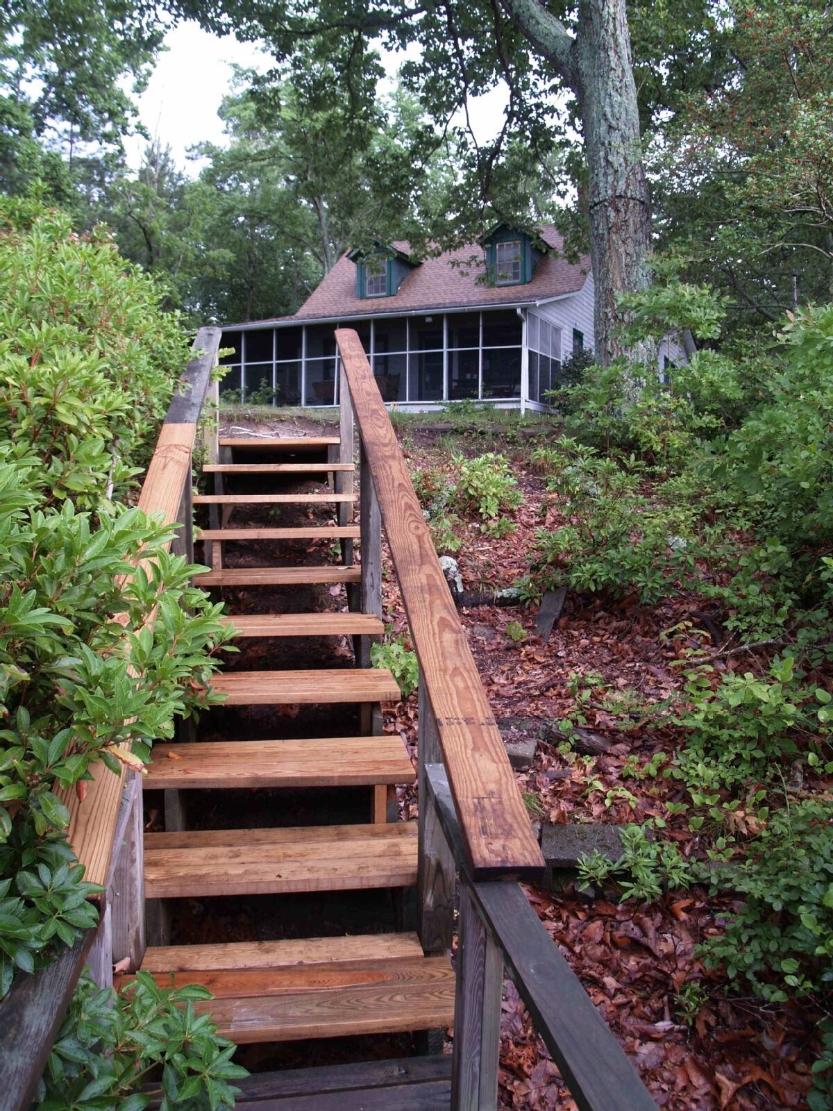View of Cottage from the Beach Path