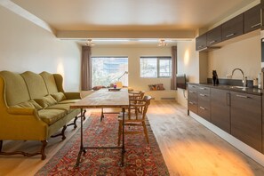 Appartement, 1 chambre | Draps en coton égyptien, literie de qualité supérieure