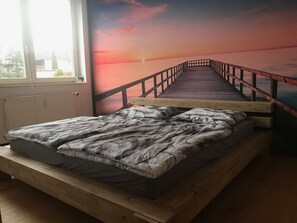 1 chambre, fer et planche Ă repasser, Wi-Fi, draps fournis