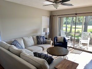 Smart TV, books - Sunset on 17 at TrueBlue (Pawleys Island)