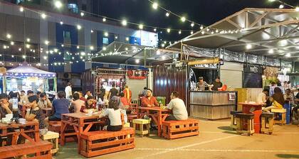 TT #2 Kota Kinabalu Town/2Rooms 7px/Waterfront/Gayastreet/Api-api apt/2hse14pax