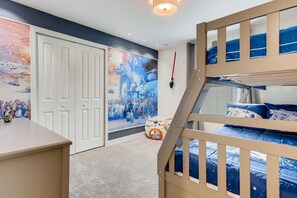 5 bedrooms, iron/ironing board, travel crib, free WiFi