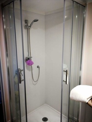 Toallas, shampoo, papel de baño 