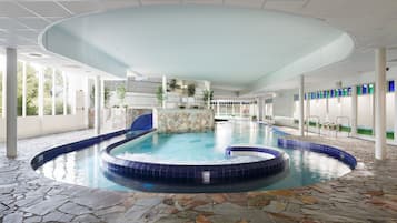 Indoor pool, outdoor pool