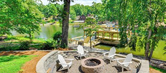 NOUVEAU! Badin Lake Cabin avec quai et bateau à 2 étages!
