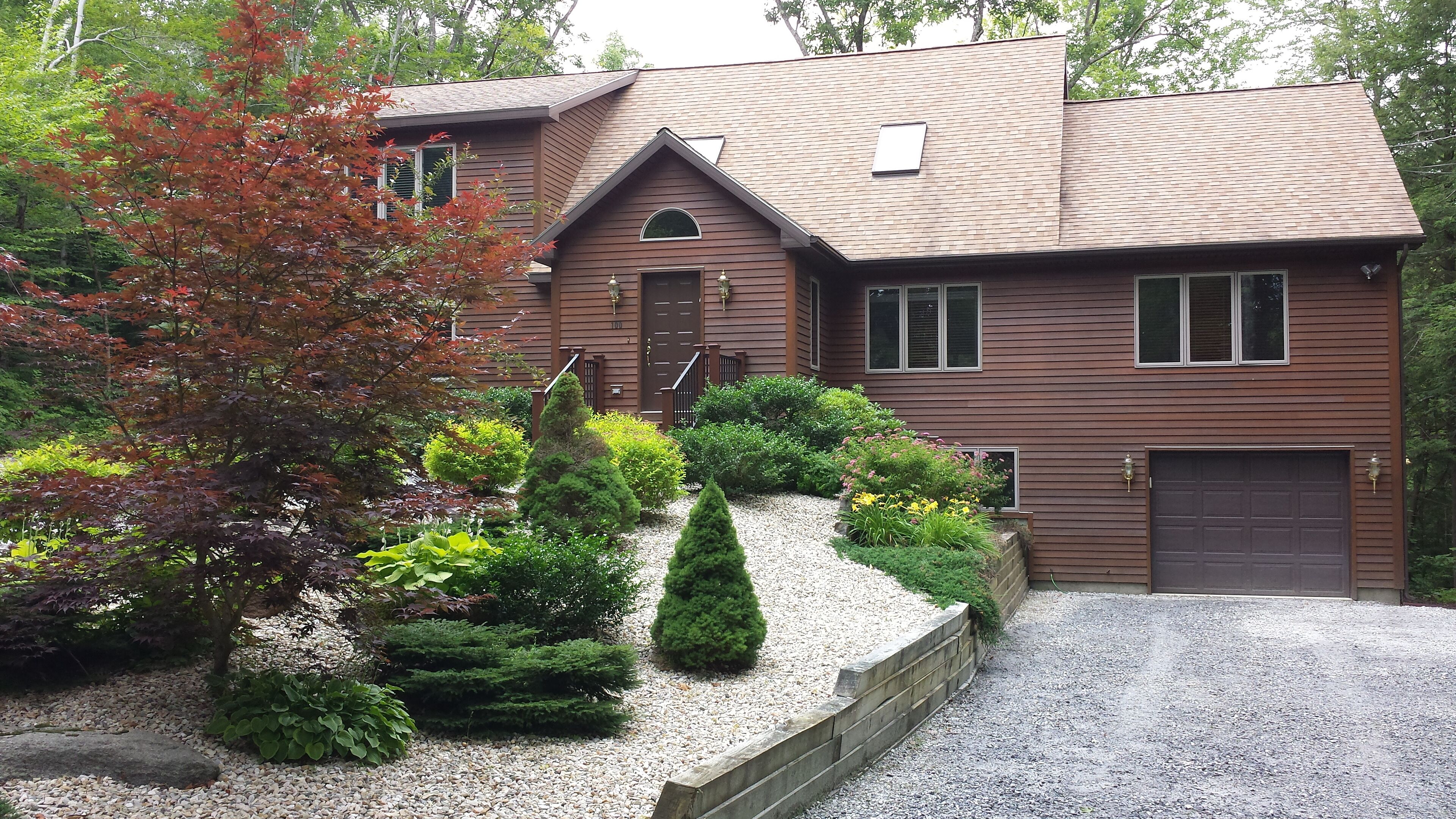 Stunning Berkshire custom luxury home in private wooded community- walk to lake