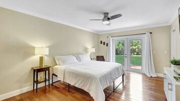 3 chambres, matelas mémoire de forme, bureau, fer et planche à repasser