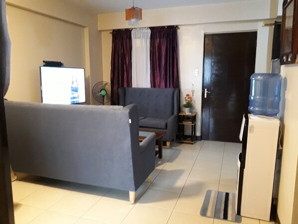 Living area - 2 Bedroom Furnished Unit, The Redwoods Condominium, Fairview, Quezon City (Quezon City)