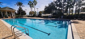 Outdoor pool - Condo FANTASIA at Reunion Resort Golf Comm. near Disney World - FREE WiFi (Reunion)